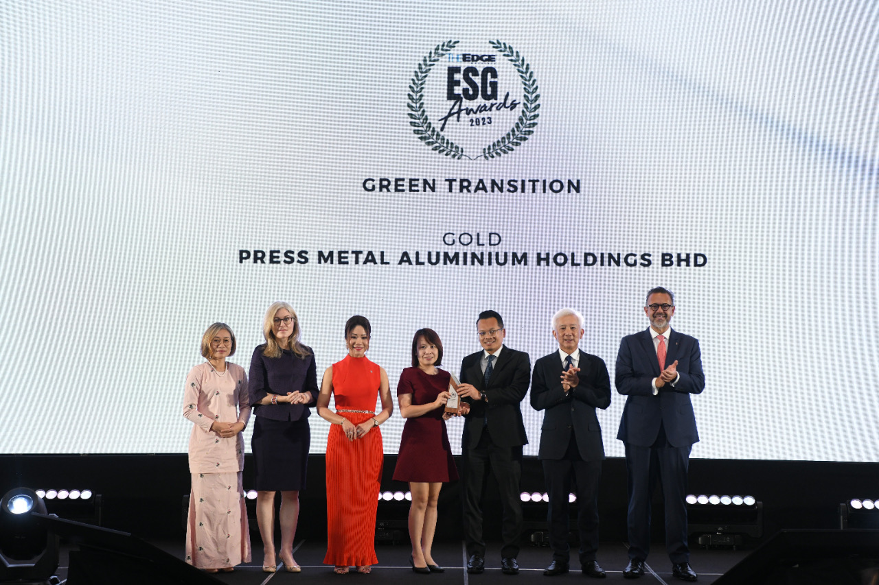 齐力铝业集团荣获THE EDGE ESG AWards 2023两项金奖
